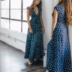 Tularosa Sid Wrap Maxi Dress